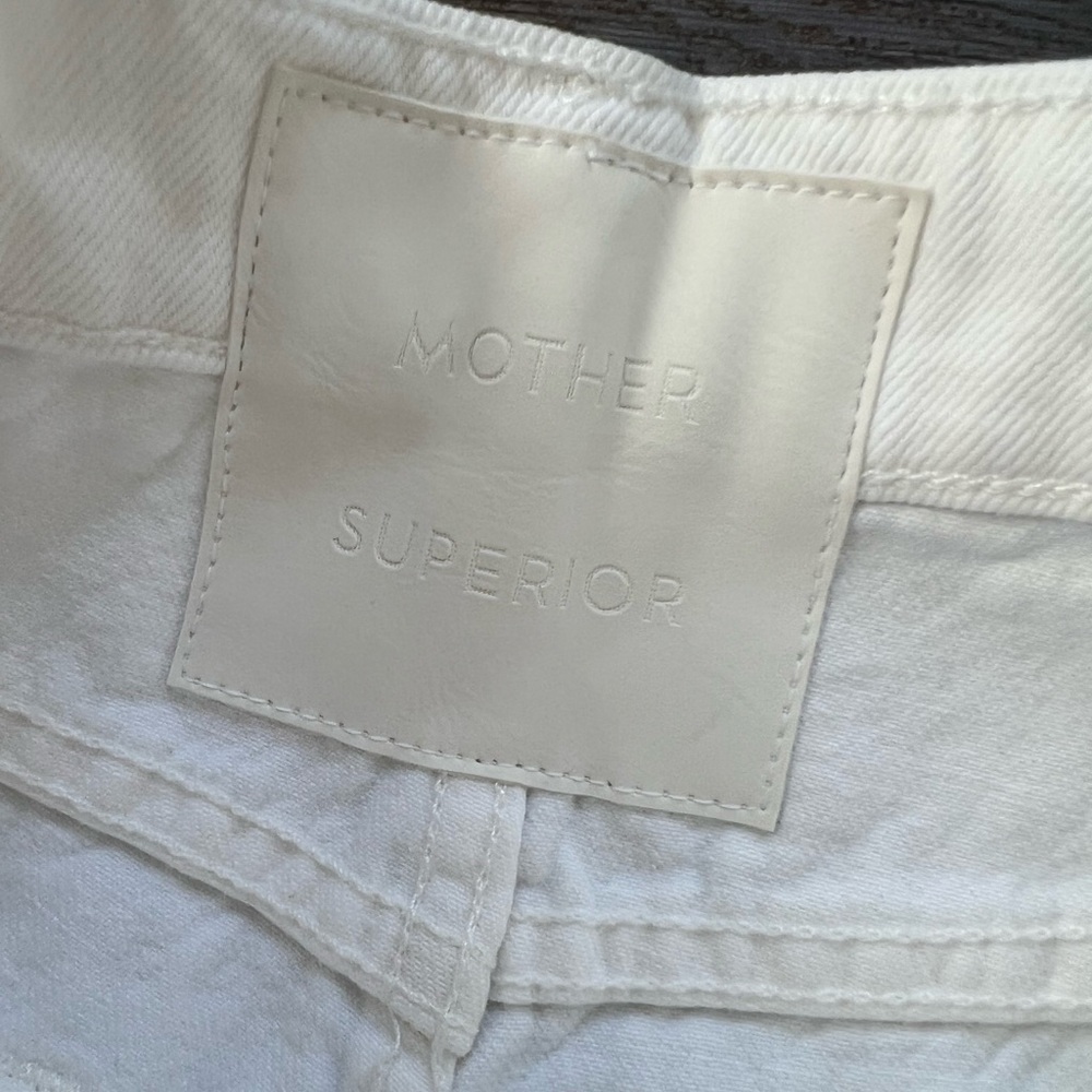 New MOTHER The Maven Bermuda Fray Shorts Sz 25 - Picture 2 of 12